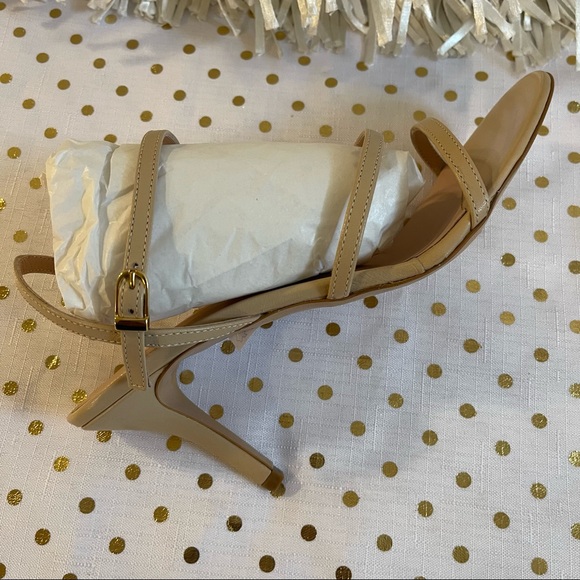 Iris and Ink Sunflower Leather Dress Sandals - Size 38 - Picture 3 of 6